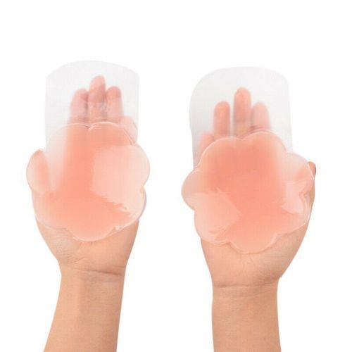 1 Pair Reusable Silicone Lift Up Invisible Nipple Cover Bra