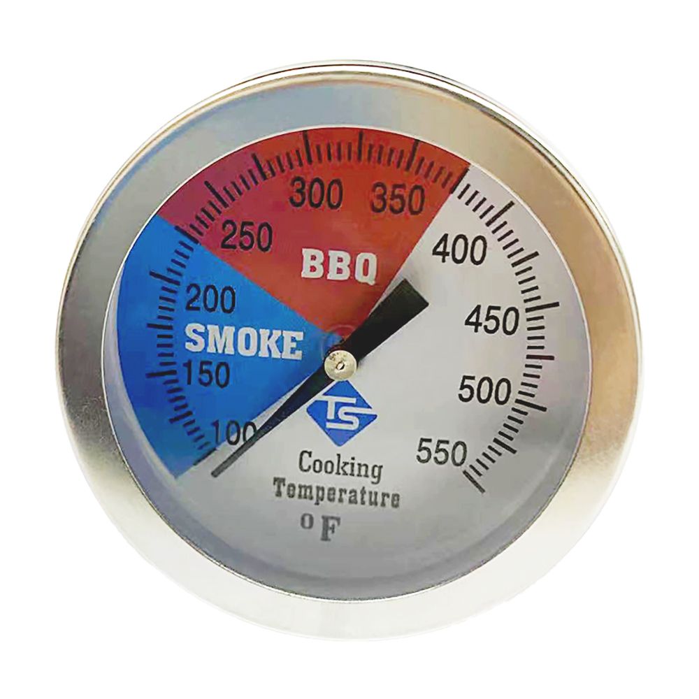 Temperature Gauge Barbecue BBQ Grill Smoker Pit Thermometer