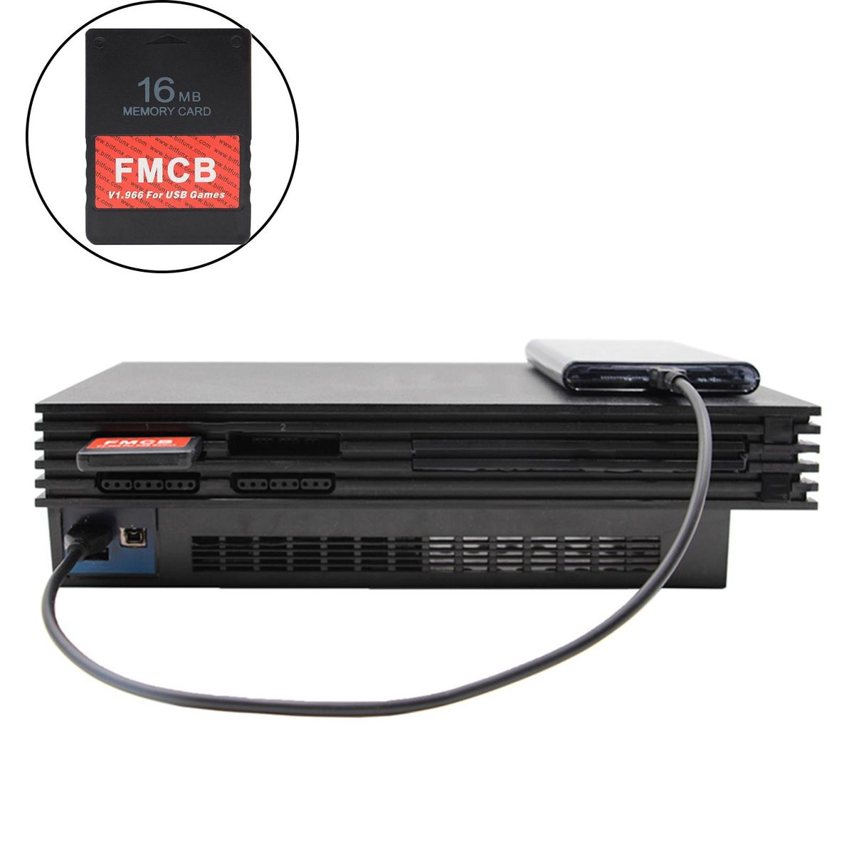 Memory Card For Fmcb V1.966   PS2 PS1 For PS2 Console Plug And 16MB