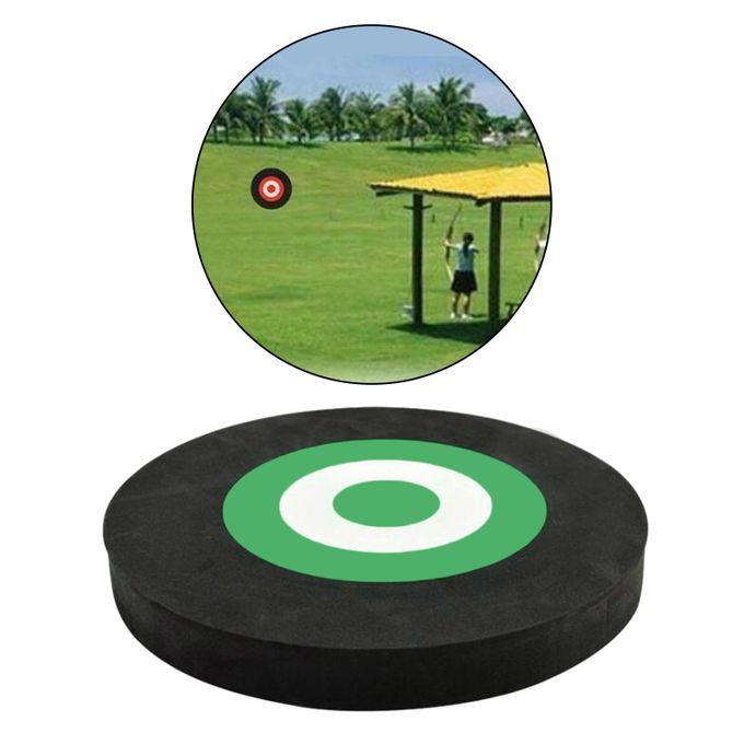 EVA Archery Arrow Target Round With 2pcs Colored Paper Black Green