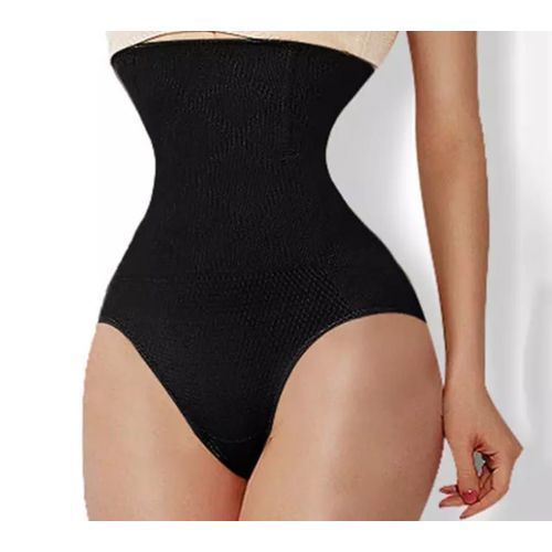 Seamless Tummy Girdle Pant-black