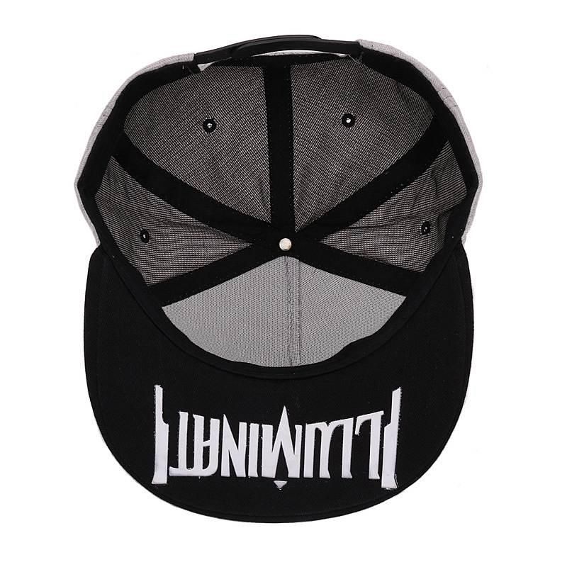 Classic 5 Panels Cotton Snapback 3d God Eyes Plastic Patch Mens Flat Brim Baseball Cap Hip Hop Hat And Cap For Men And Women Bk