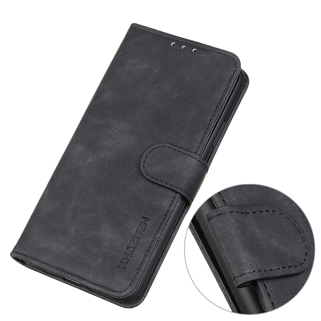 For IPhone 11 Pro Retro Texture PU + TPU Horizontal Flip Leather Case With Holder & Card Slots & Wallet(Black)