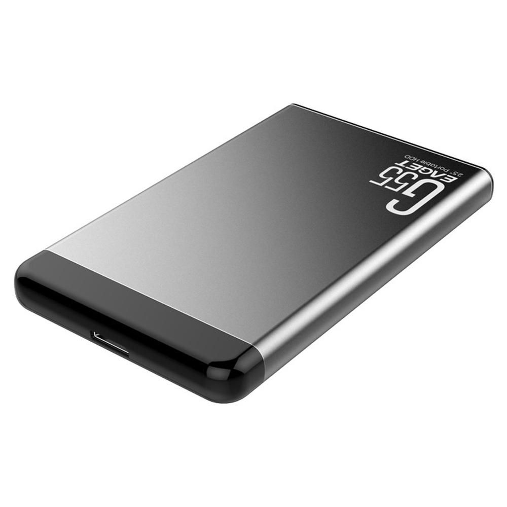 EAGET G55 2TB USB3.0 Mobile Hard Disk 2.5 inch Metal Mobile HDD High-speed Stable Shockproof Hard Drive Wide Compatibility