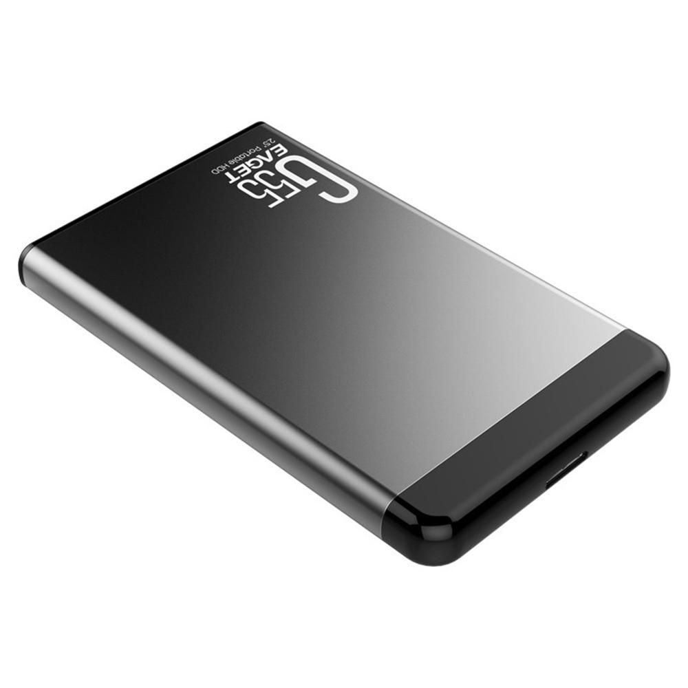 EAGET G55 2TB USB3.0 Mobile Hard Disk 2.5 inch Metal Mobile HDD High-speed Stable Shockproof Hard Drive Wide Compatibility