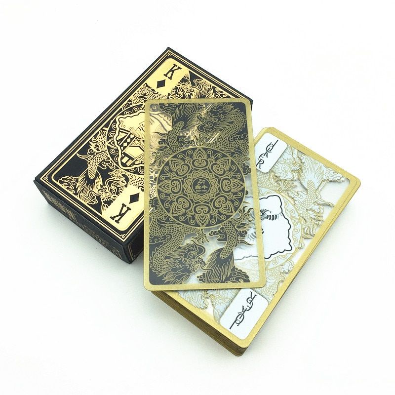 New 1 Deck Poker Creative Playing Cards Plastic Paper Board