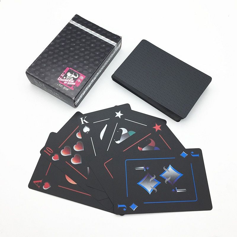 New 1 Deck Poker Creative Playing Cards Plastic Paper Board
