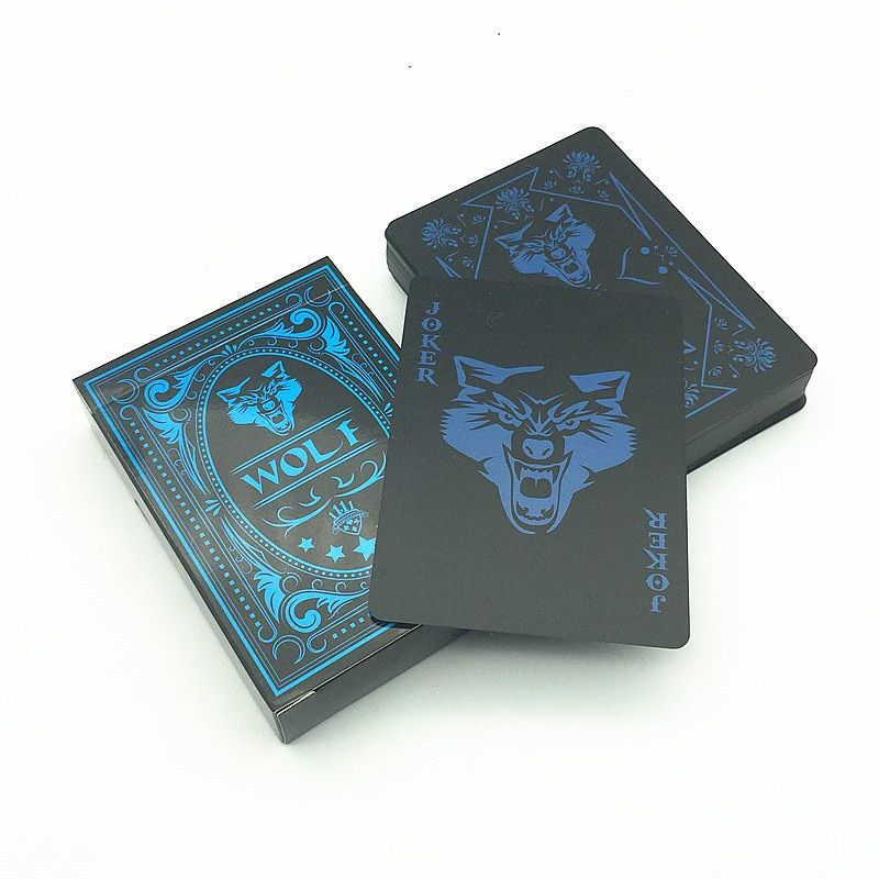 New 1 Deck Poker Creative Playing Cards Plastic Paper Board