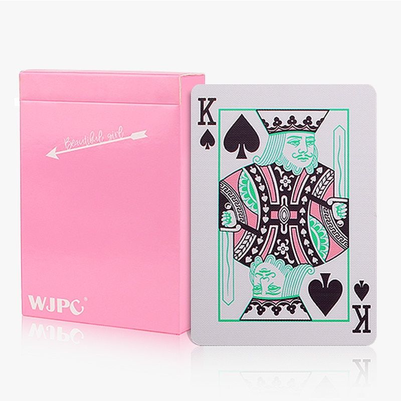 New 1 Deck Poker Creative Playing Cards Plastic Paper Board