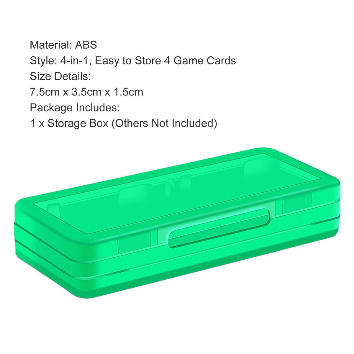 Game Card Box   Game Card Box Organizer Green