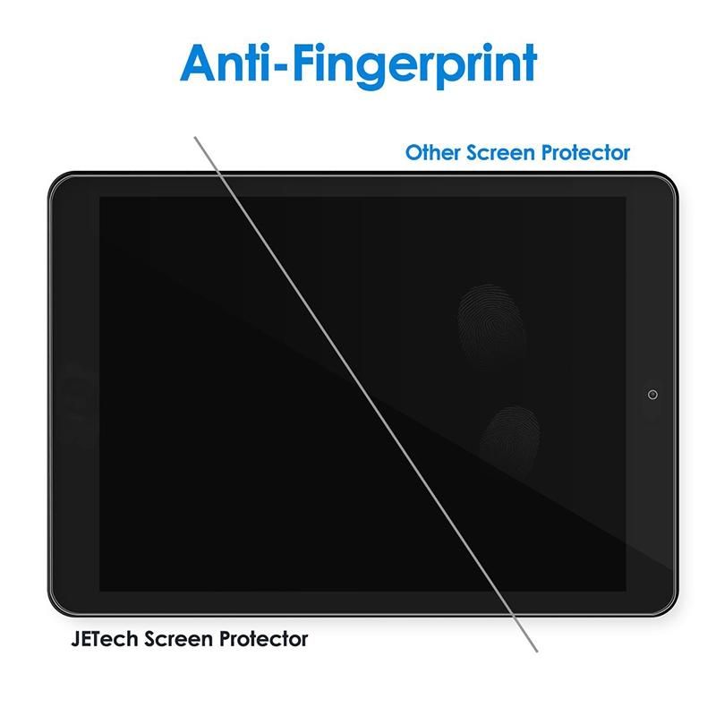 Tempered Glass Screen Protector for Apple iPad Pro 2016/2017 (12.9 Inches), 9H Hardness (Right Angle Side)