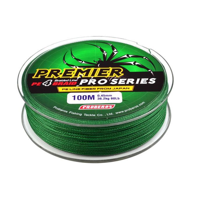 Super Strong  Line 100M Abrasion Resistant 4 Strands PE Braided