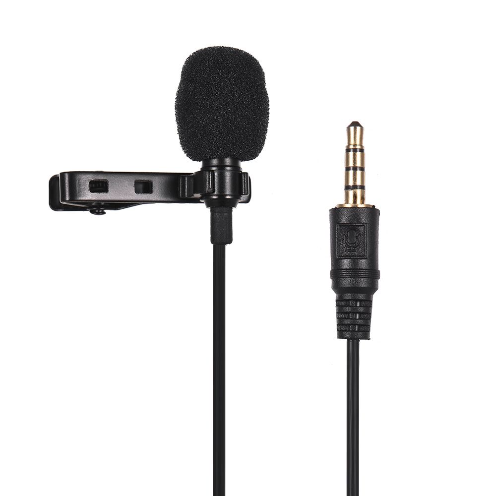 Mini Tie Lapel Clip-on Wired Microphone Mic 3.5mm Plug For