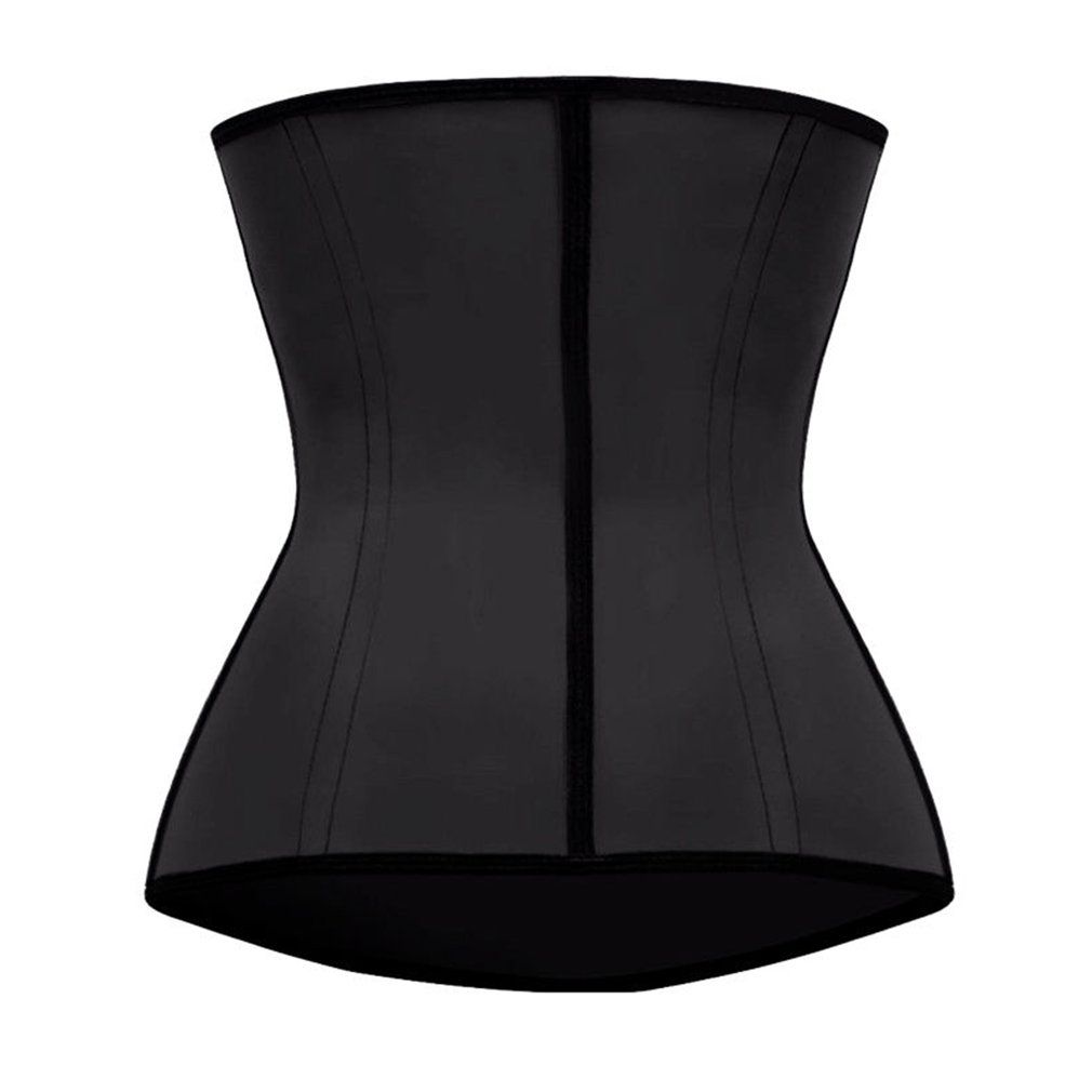 Waist Trainer Belt Body Shaper Breathable Women Corsets Top Slimming Belt-black-L