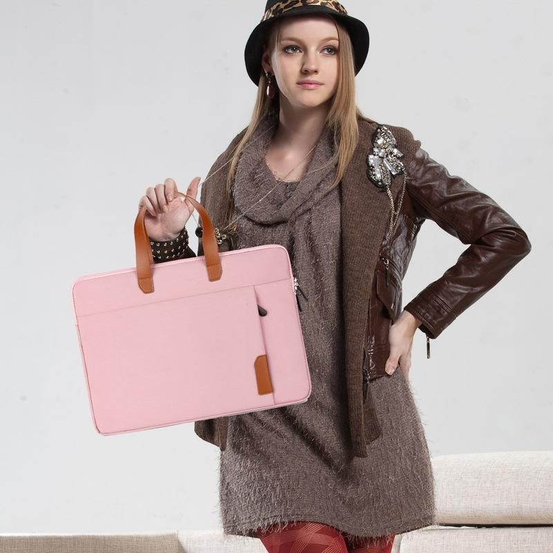 Simple tablet case 13/15 inch notebook portable business briefcase liner computer bag 13 inch light purple