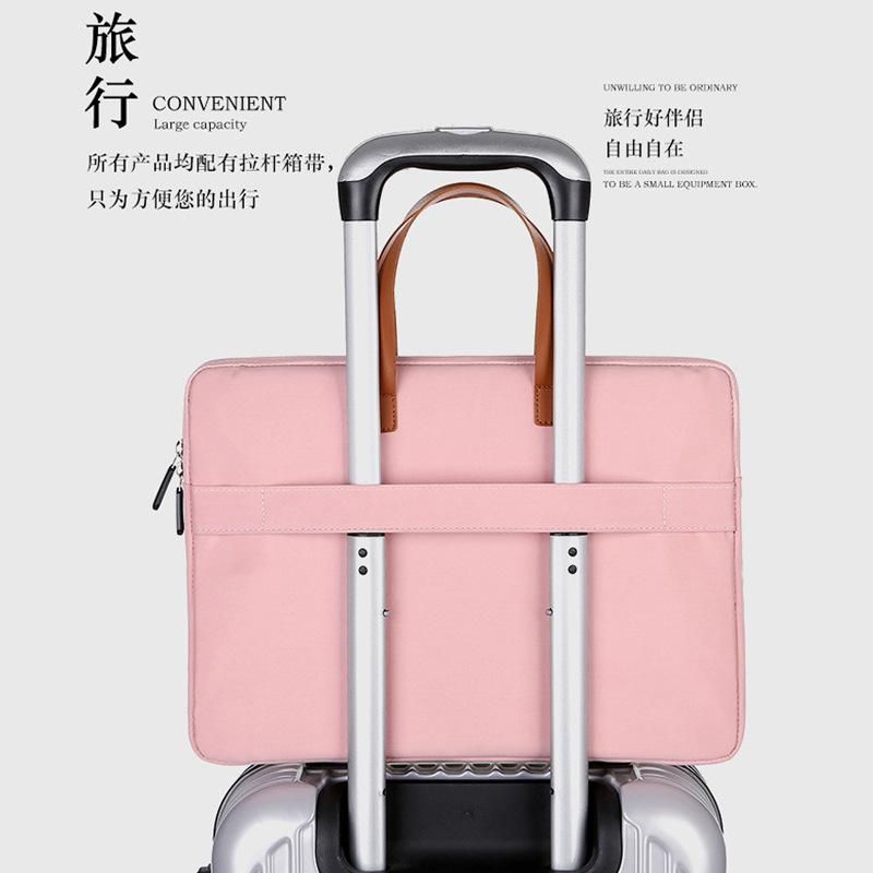 Simple tablet case 13/15 inch notebook portable business briefcase liner computer bag 13 inch light purple