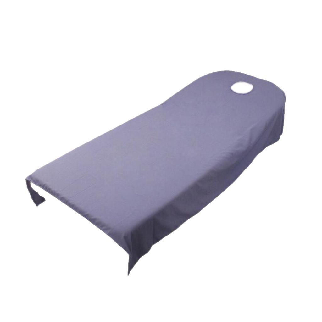 2pcs Soft Polyester Beauty SPA Bed Table Cover Sheet