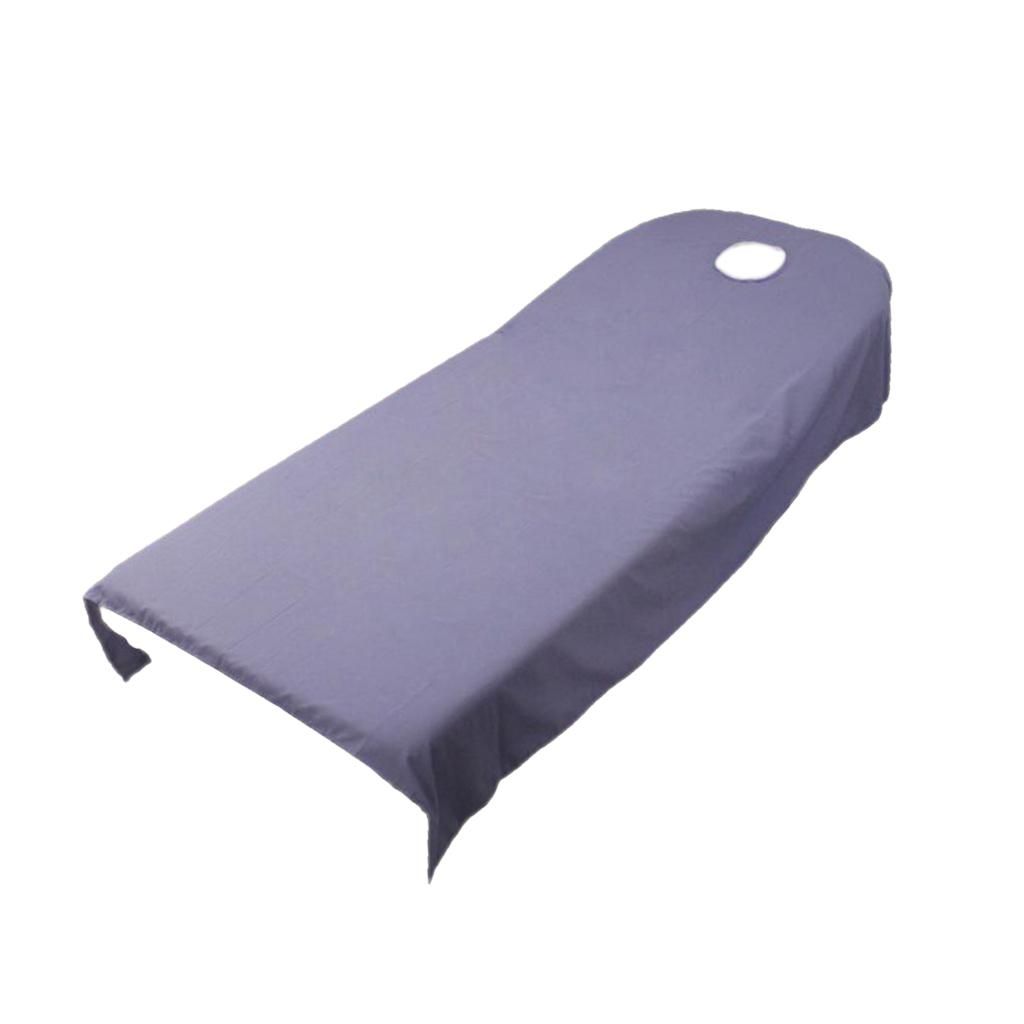2pcs Soft Polyester Beauty SPA Bed Table Cover Sheet