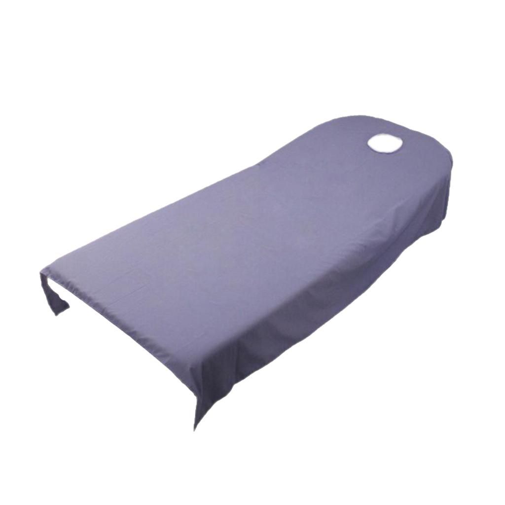 2pcs Soft Polyester Beauty SPA Bed Table Cover Sheet