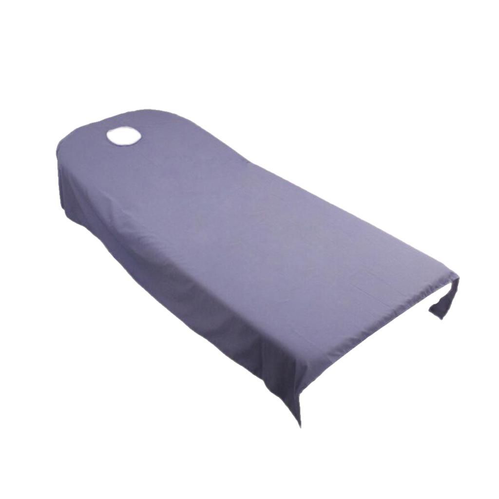 2pcs Soft Polyester Beauty SPA Bed Table Cover Sheet