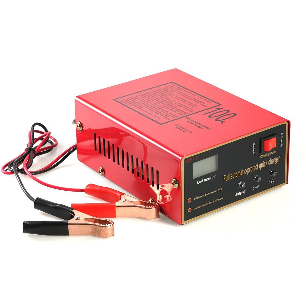 12V/24V Intelligent Automatic LED Charger Pulse Repair Type Maintainer for Lead Acid Battery and Lithium Battery 140W AC220V