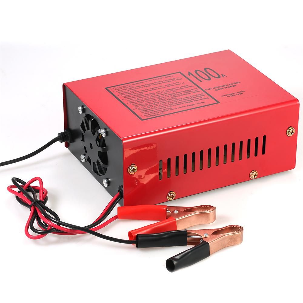12V/24V Intelligent Automatic LED Charger Pulse Repair Type Maintainer for Lead Acid Battery and Lithium Battery 140W AC220V