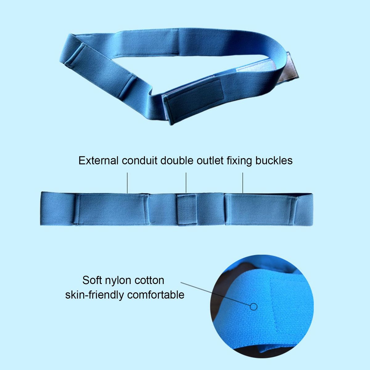 Peritoneal Dialysis Belt Catheter Care Protective Belt Soft Adjustable Belt Abdominal Dialysis Protection Belt