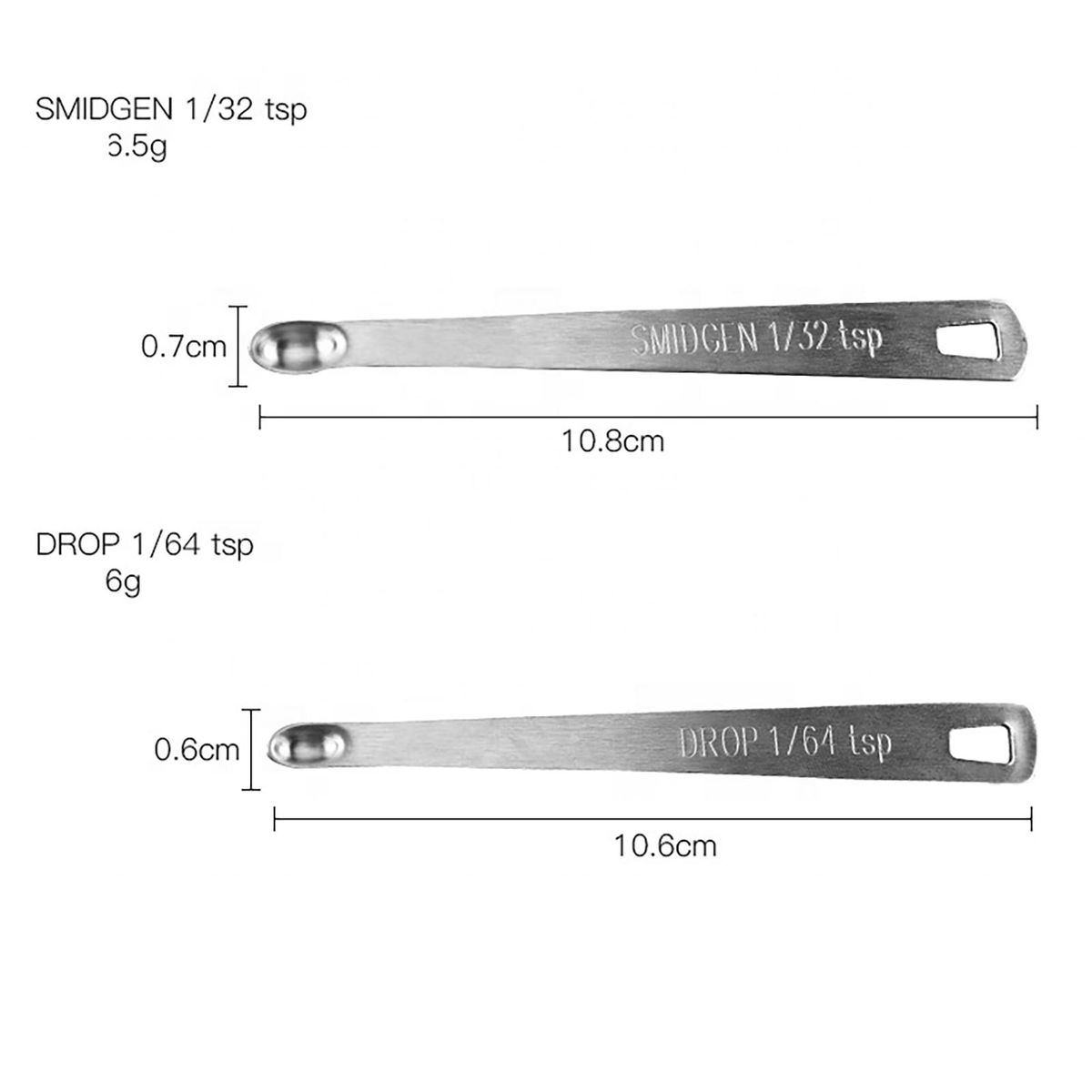 Mini measuring spoon set kitchen seasoning measuring spoon five piece set combination stainless steel measuring spoon 5 piece set baking tool