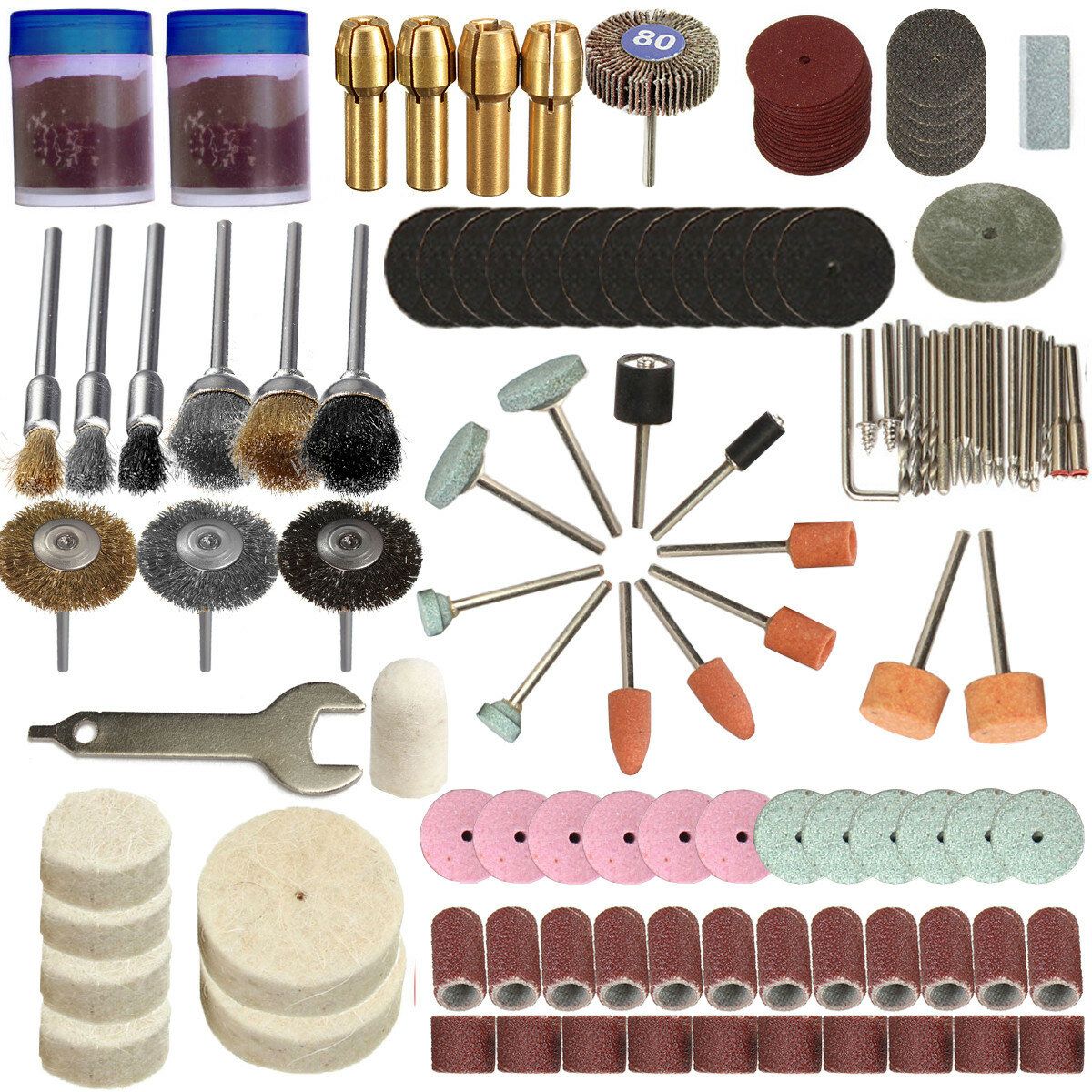 136pcs Rotary Tool Accessories Bit Set Polishing Kits