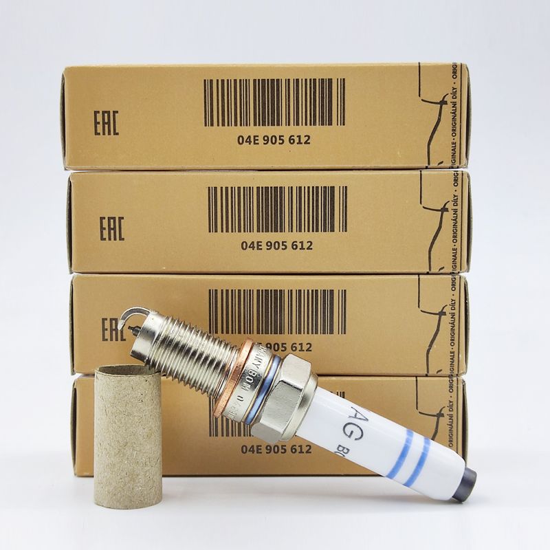 4PCS 04E905612 0241145515 Iridium Spark Plug For Audi A1 A3 Q3 Volkswagen Golf Polo Beetle Jetta Santana 04E 905 612