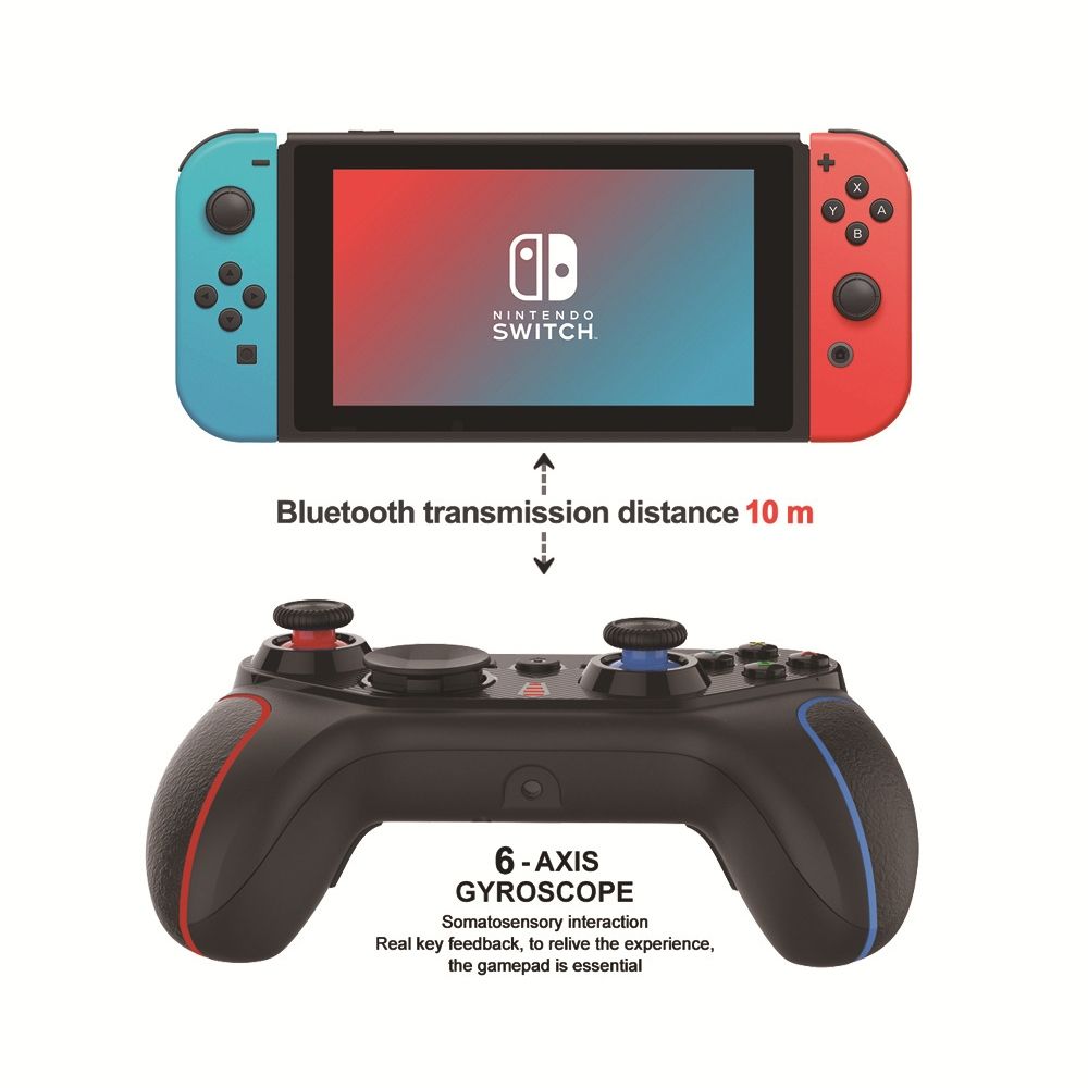Wireless Gamepad S818 Green Black
