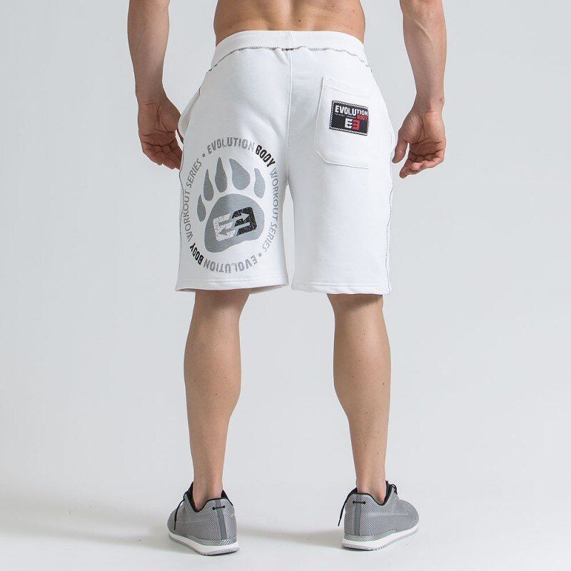 Mens Cotton Shorts Calf-length Gyms Fitness Bodybuilding Casual Joggers Workout Sporting Short