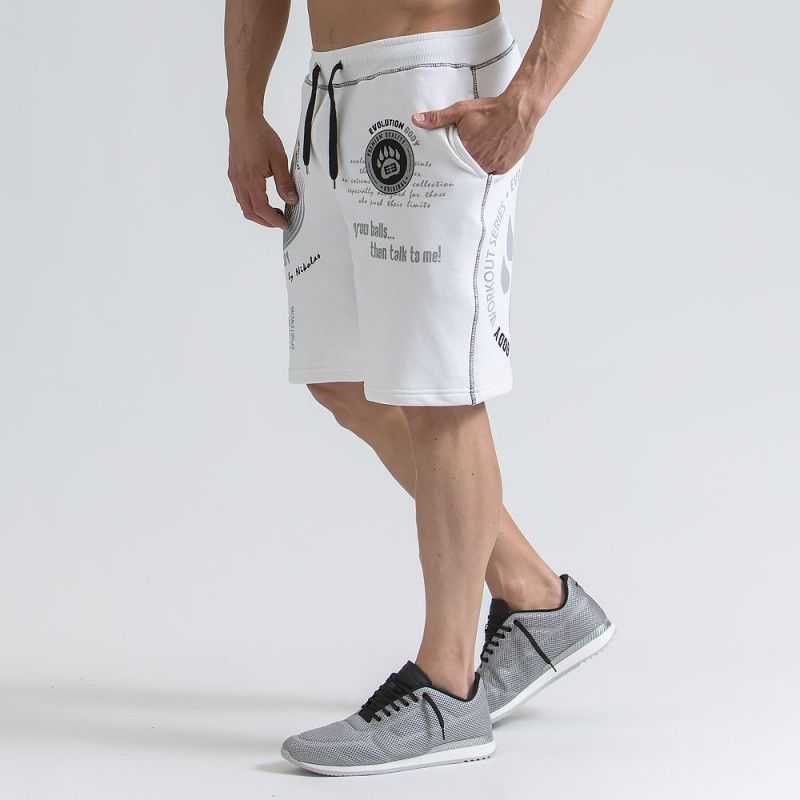Mens Cotton Shorts Calf-length Gyms Fitness Bodybuilding Casual Joggers Workout Sporting Short