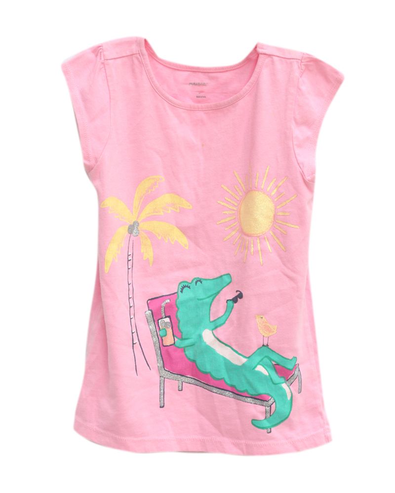 Design Short Sleeve Tee - Pink