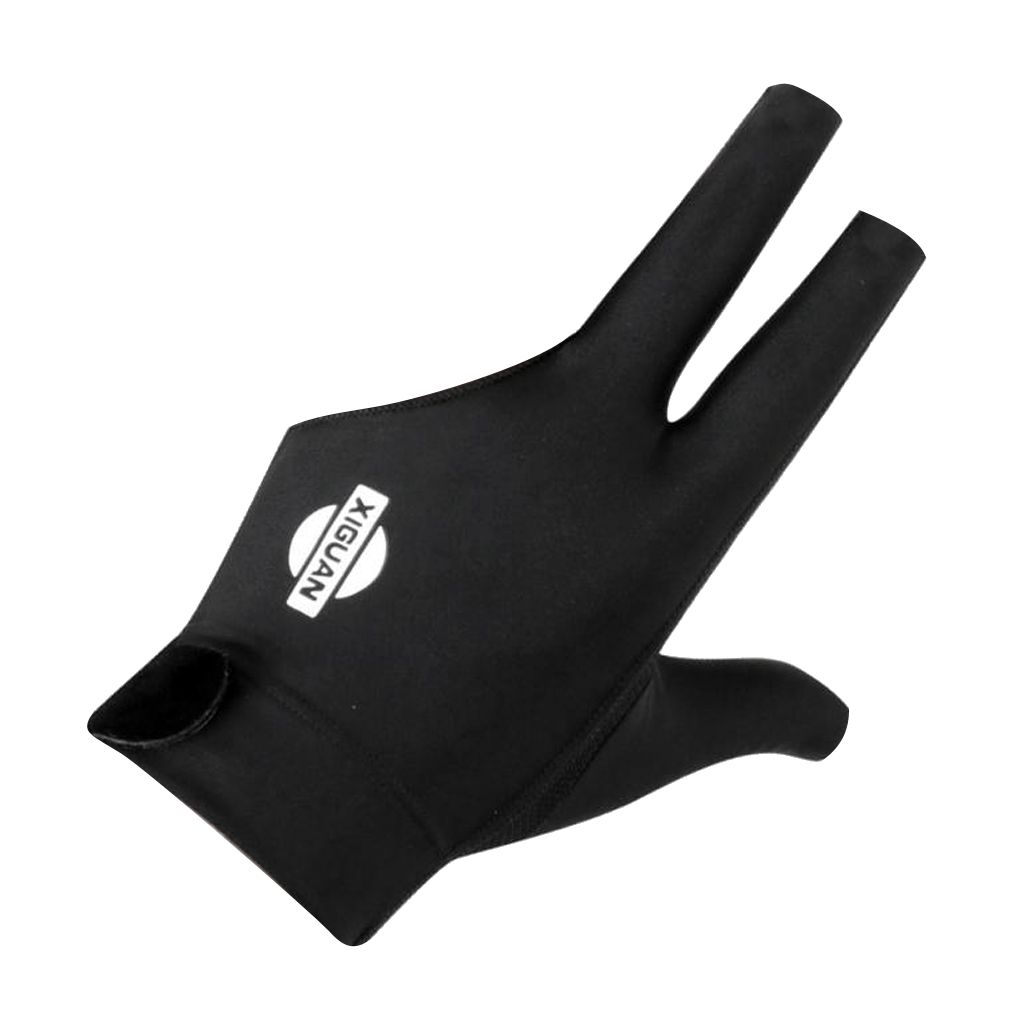 3-Finger Professional Elastic Snooker Black