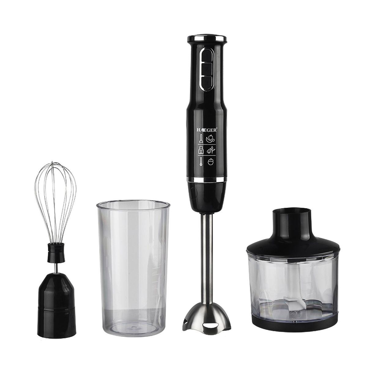 Multi-purpose Hand Blender 750W 3-speed Adjustable With Food