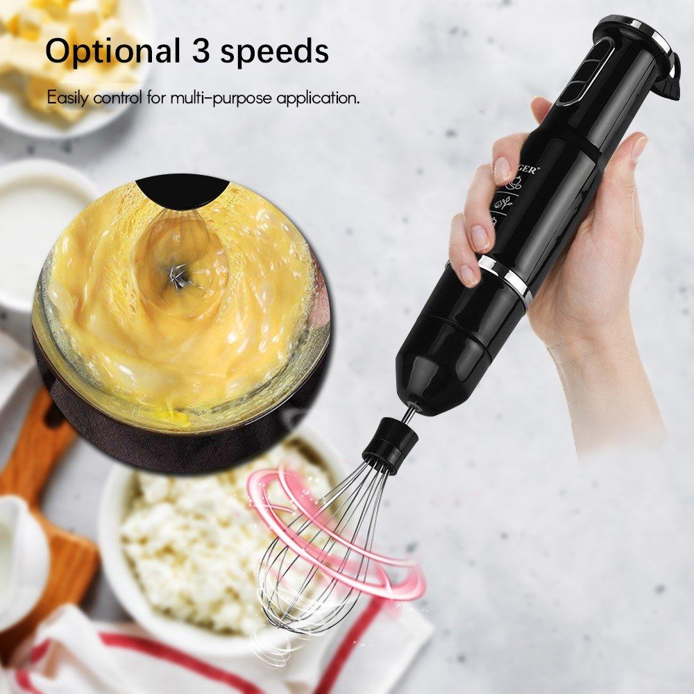 Multi-purpose Hand Blender 750W 3-speed Adjustable With Food