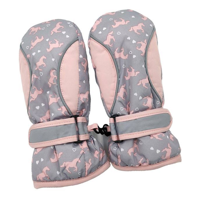 Kids Children Winter  Waterproof Ski Snow Winter Sports Gray S