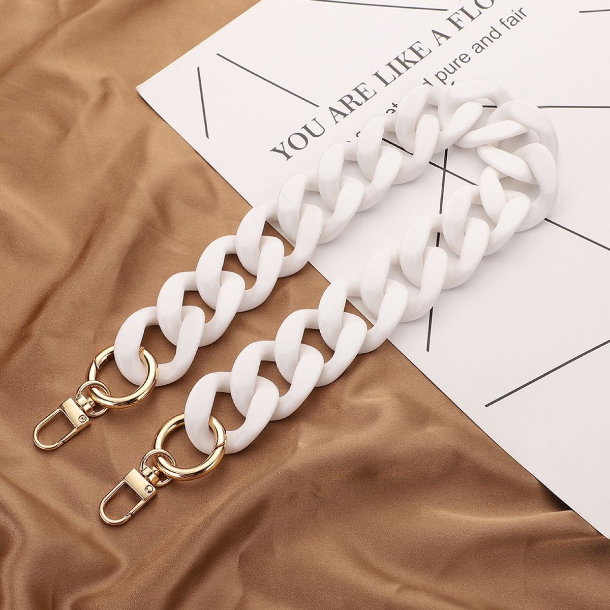 Resin Case Chain Grease Chain Hardware Acrylic Shoulder Replacement Belt