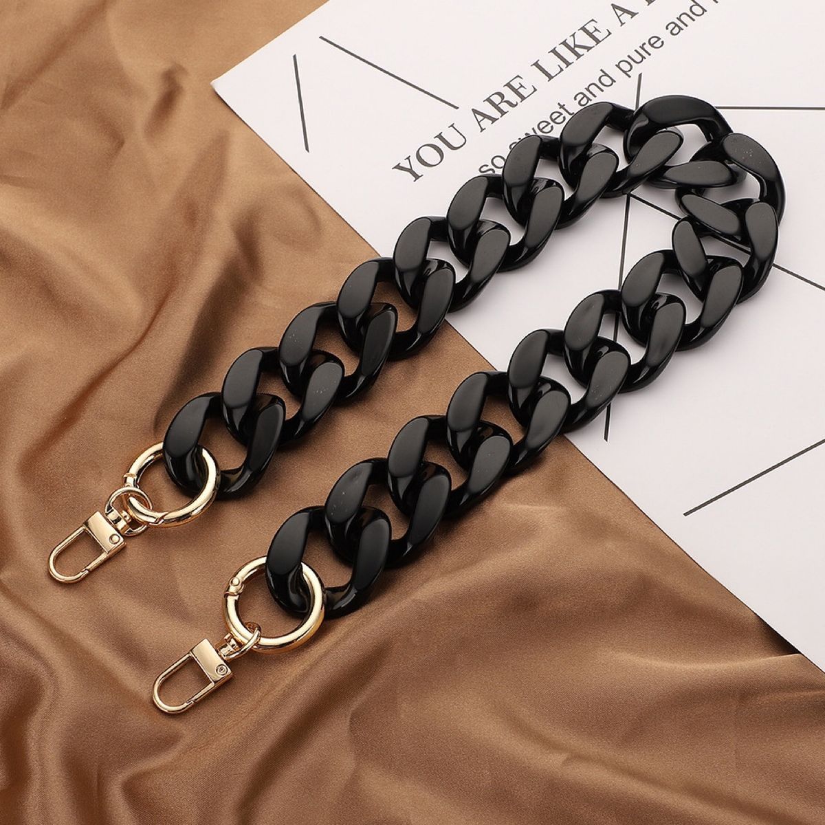 Resin Case Chain Grease Chain Hardware Acrylic Shoulder Replacement Belt