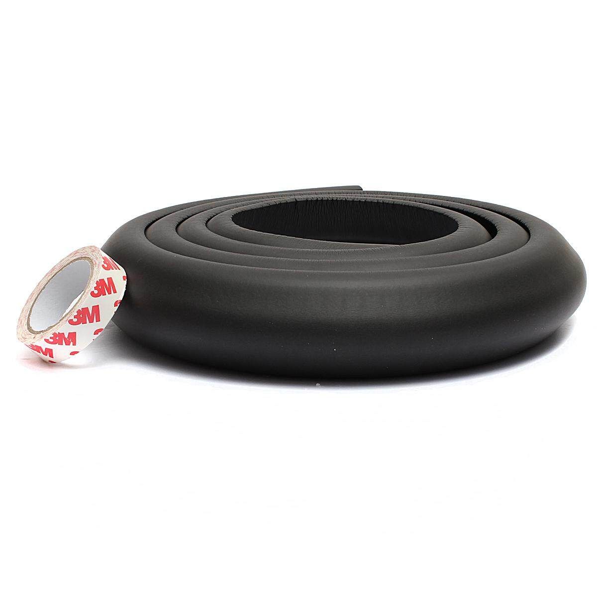 Baby Safety Table Desk Edge Corner Cushion Guard Strip Softener Bumper Protector Black
