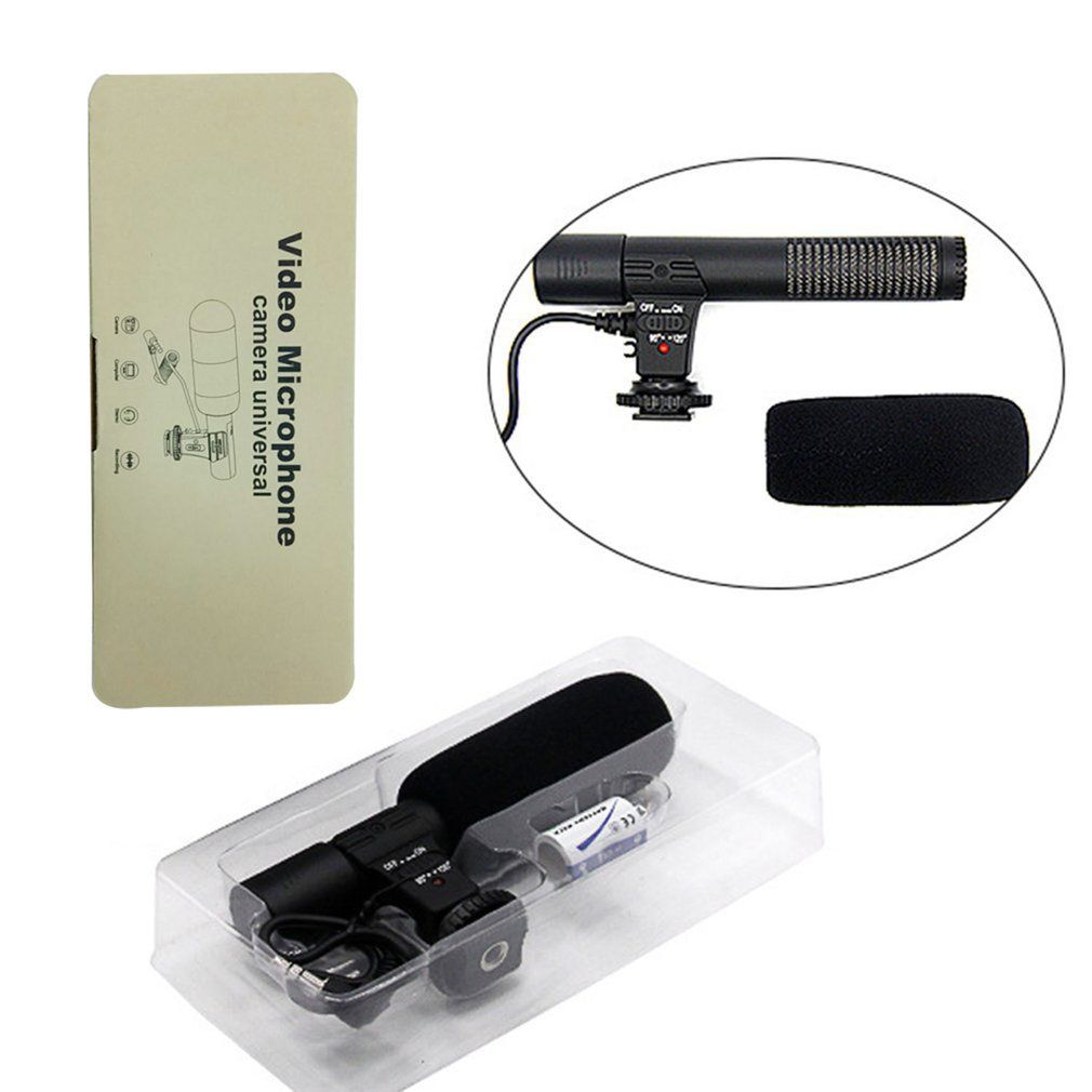 Professional Condenser Microphone 3.5mm Recording Microphone