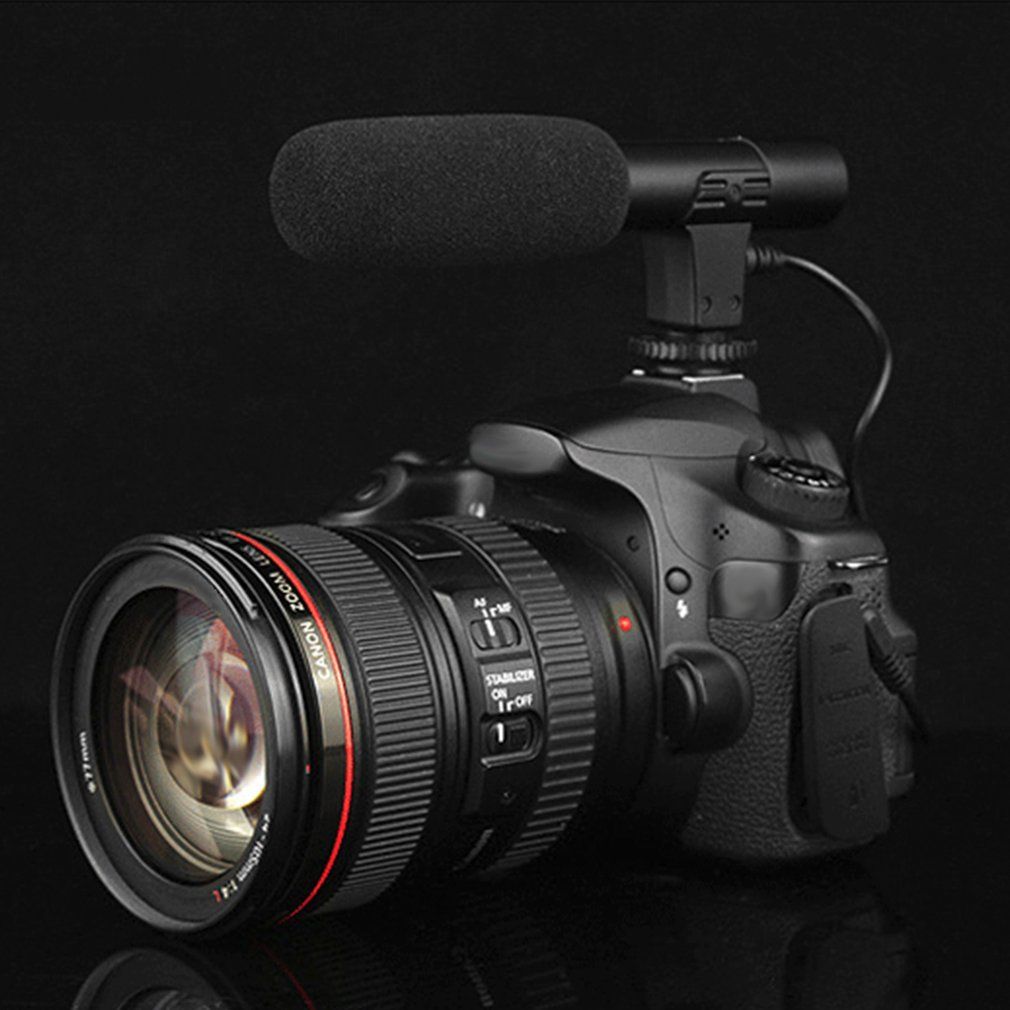 Professional Condenser Microphone 3.5mm Recording Microphone