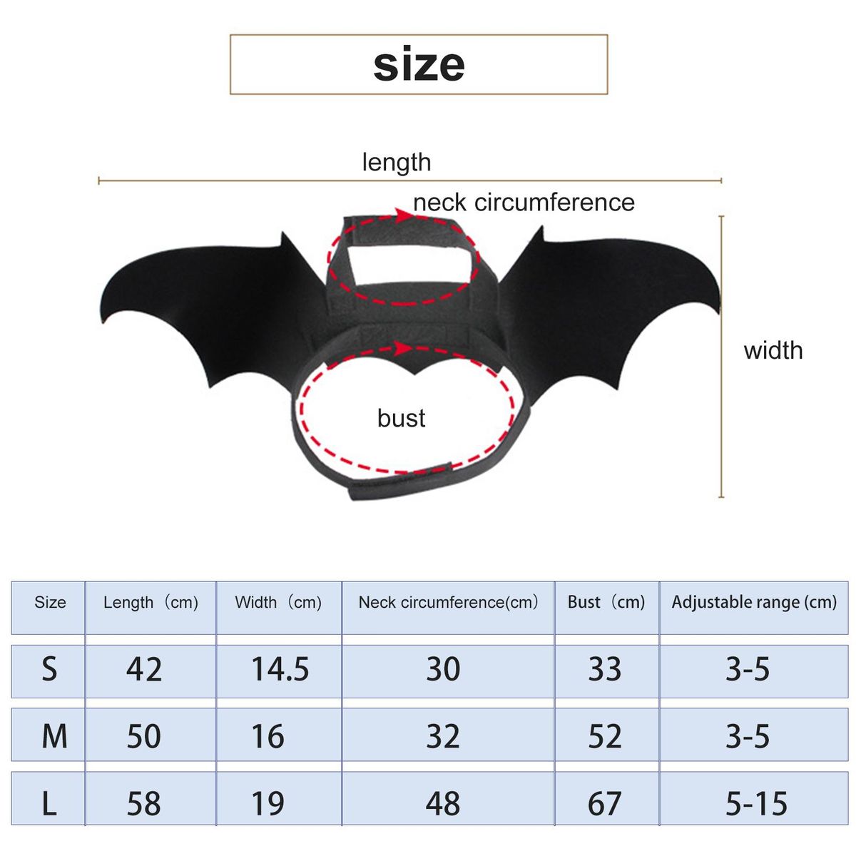 Halloween Cat Bat Costume Cat Batwings Cosplay Costume for Halloween Pet Fancy Dress for Cats Dogs