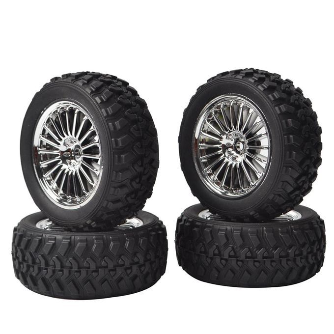 4/Set 1/10 Rally Tyres Wheel 12mm  Wear-Resist 75mm For HSP HPI RC