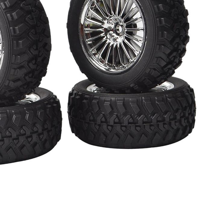 4/Set 1/10 Rally Tyres Wheel 12mm  Wear-Resist 75mm For HSP HPI RC