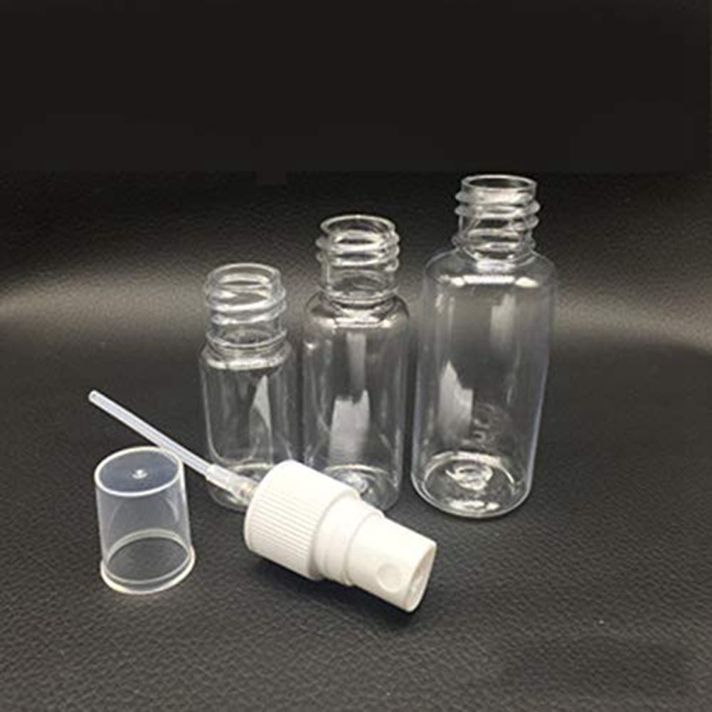 5Pcs Beauty Transparent Plastic  Empty Spray Bottle Small