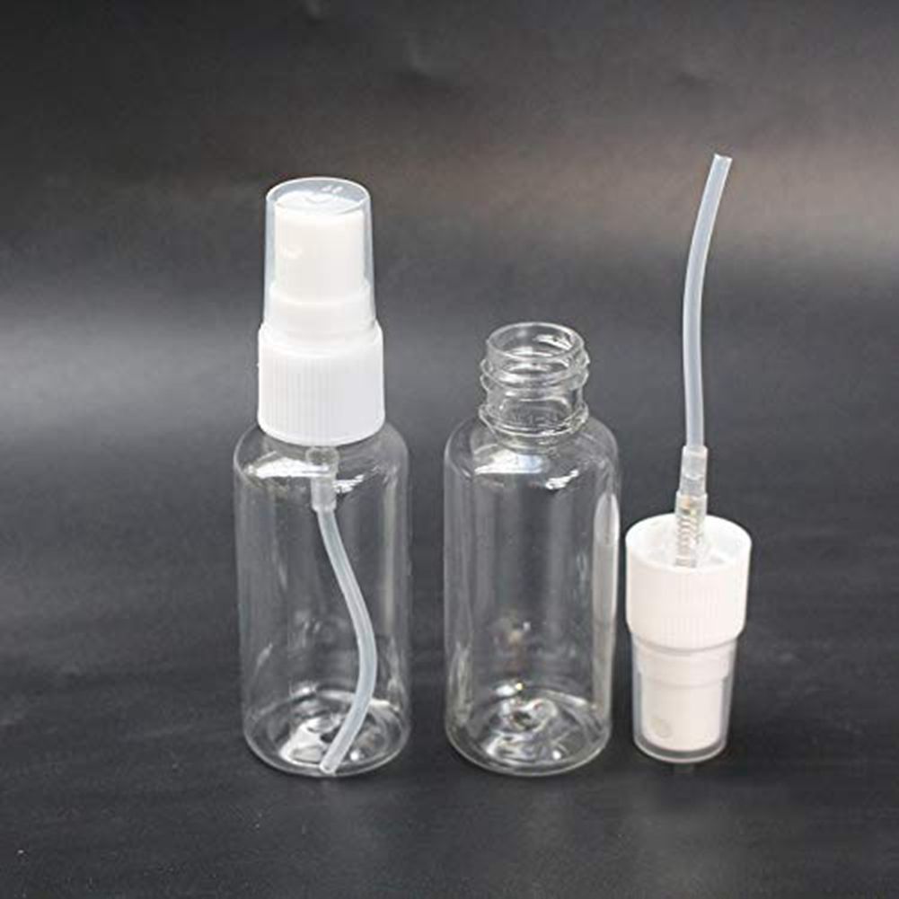 5Pcs Beauty Transparent Plastic  Empty Spray Bottle Small