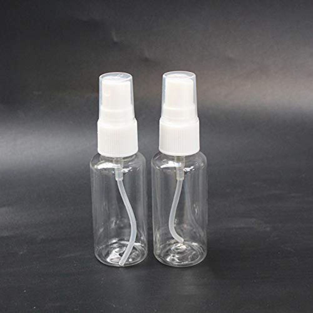 5Pcs Beauty Transparent Plastic  Empty Spray Bottle Small