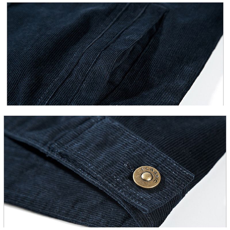 100% Cotton Corduroy Fashion Military Bomber Man Jackets